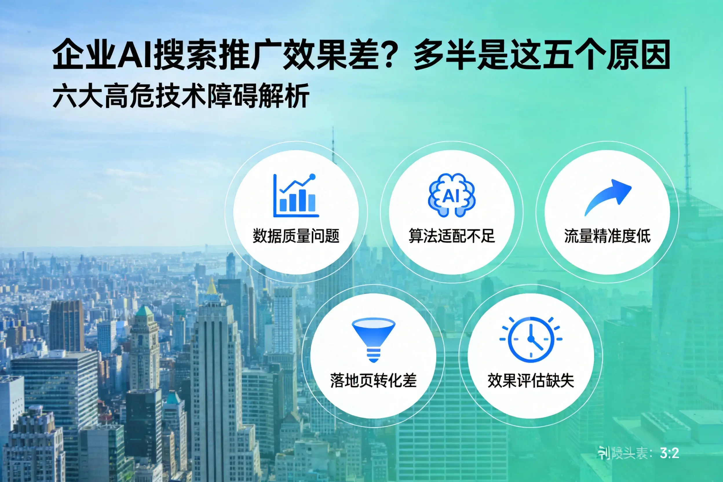 瓦房店企业AI搜索推广效果差？多半是这五个原因
